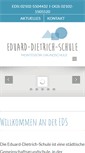 Mobile Screenshot of eduard-dietrich-schule.de