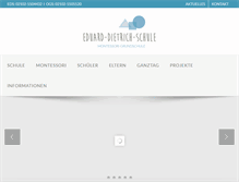 Tablet Screenshot of eduard-dietrich-schule.de